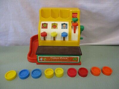 Fisher Price 926 Cash Register Pick 1 part Coins Change Play Money 25 10 5 Cents