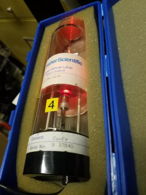 Lampe à cathode creuse Fisher 14-386-110R élément Cu-Fe
