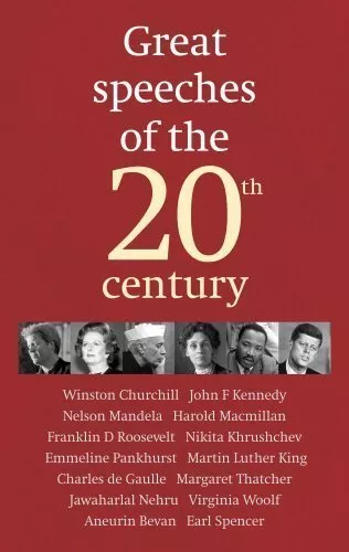 Great Speeches of the 20th Century by The Guardian (2008-04-10) By unknown