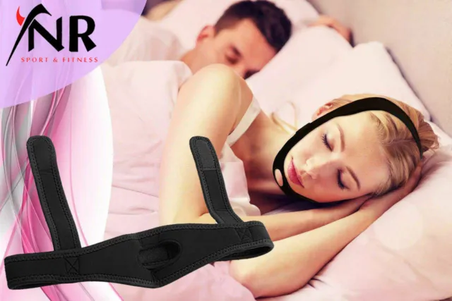 Snore Belt Stop Anti Snoring Cpap Chin Strap Quiet Sleep Apnea Jaw Solution L3 2