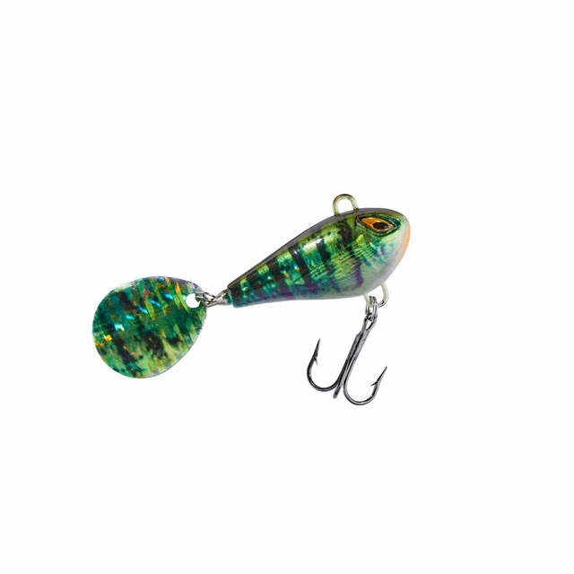 Balzer Shirasu Spin Buddy Jig Spinner Light Evil Eye UV Barsch
