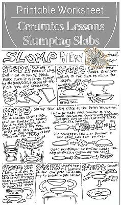 07-ES User's Manual - Ceramics Lessons Slumping Slabs Printable Worksheet