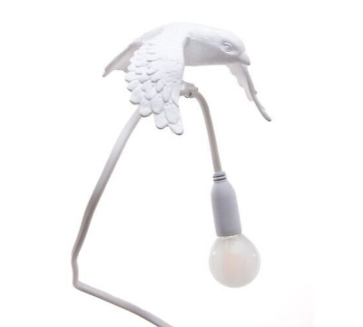 Lampada Led USB da Tavolo Moderna Con Pinza Taking Off Sparrow Design Seletti