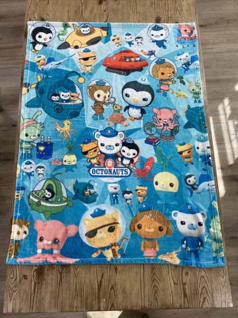 Octonauts Kids Toddler Soft Fleece Character Throw Blanket 52x39