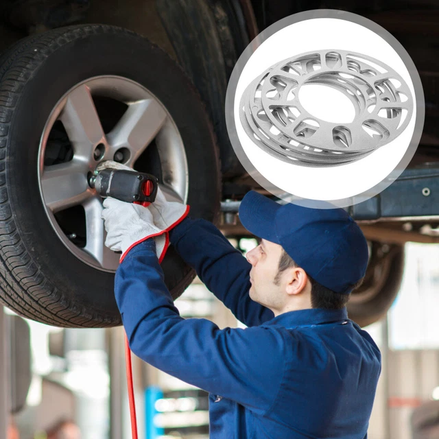 4 pz distanziatori ruote 3 mm piastra in lega alluminio 4 e 5 borchie per autocarro