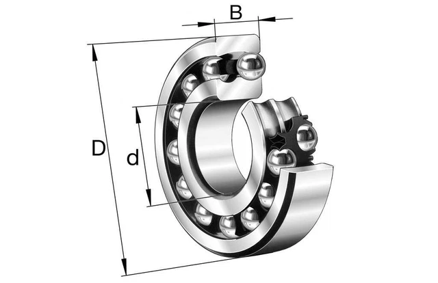 FAG Pendelkugellager 1211-K-TVH-C3 – 55x100x21 Mm Produktbild-Vorschau 2