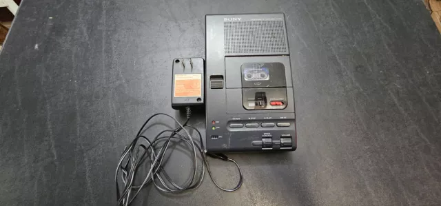 Sony Dictator Micro Cassette Transcriber Model M-2000 w AC Adapter PARTS REPAIR