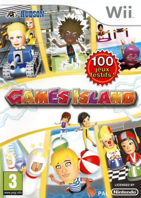 Jeu Games Island OOPS! / Nintendo Wii / Jouable sur Wii U / Hudson Konami