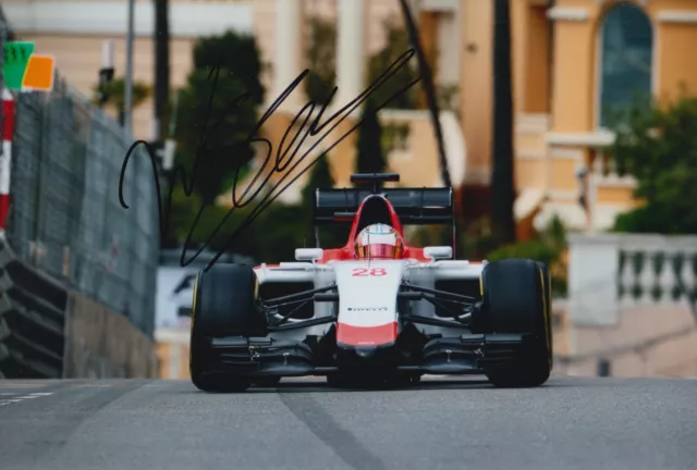 Will Stevens Hand Signed 12x8 Photo F1 Autograph Manor Marussia