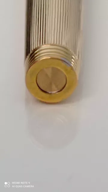 New Parker 75 Fountain Pen Barrel 18K Goldplated Part Bas Stylo Plume Plaqué Or
