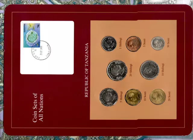 Coin Sets of All Nations Tanzania UNC 1981-1993 20 Shilingi 1992