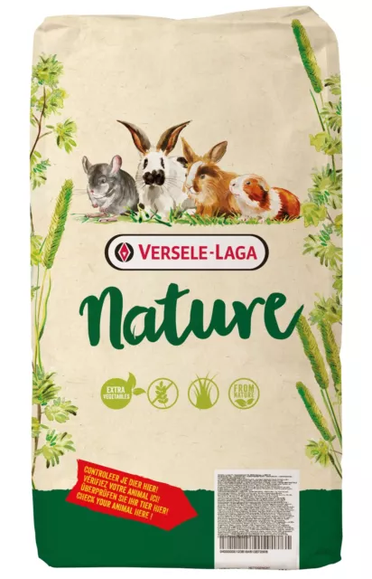 Versele Laga Nature Cavia 9kg Abwechslungsreiche Mischung für Meerschweinchen