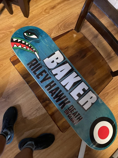 SUPER RARE RILEY HAWK Chicken Skull Tony Hawk Baker Skateboard