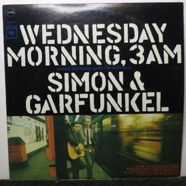 Disco De Vinilo Lp Simon & Garfunkel Wednesday Morning 3 Am (En Muy Buen Estado+) Cs-9049
