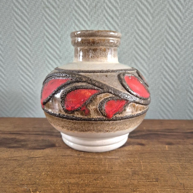Strehla Fat lava ヴィンテージ VINTAGE STREHLA KERAMIK Fat Lava VASE East Germany GDR Handcrafted
