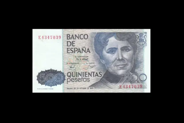 23.10.1979 Bank Of Spain 500 Pesetas **Madrid** (( Gem Unc ))