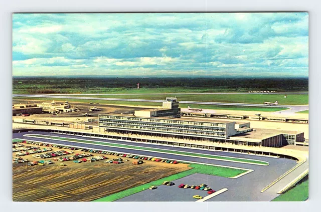 Montreal International Airport Montreal Quebec Canada Vintage Postcard LDP-10