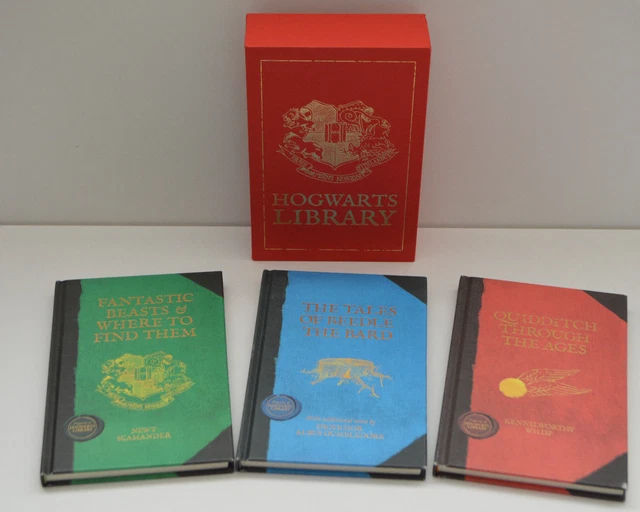 HARRY POTTER HOGWARTS Library 3 Books Limited Edition Original 2012 ...