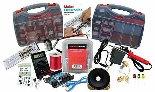 Ultimate Make: Electronics Bundle 3 Electronic Component Kits Book Science Lab