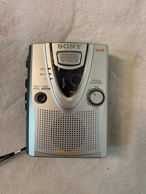 Sony TCM-400DV Handheld Cassette Voice Recorder Tested Working