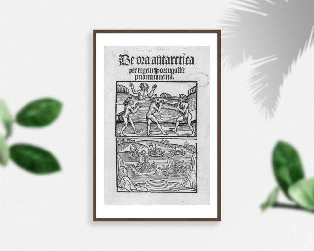 Photo: Indians,Ships of Discovery,1505,Amerigo Vespucci