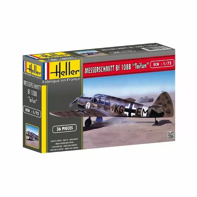 Heller 1:72 Maquette Kit - Messerschmitt Bf 108 B Taifun HEL80231