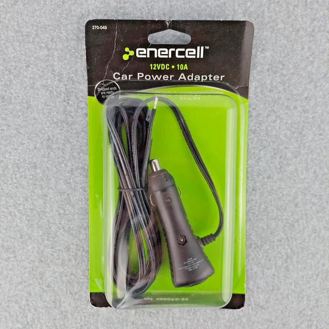 ENERCELL 12VDC 10A 3-socket Accessory Outlet Adapter Car Cigarette Lighter  $9.95