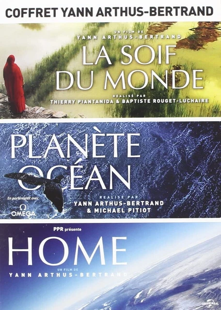 ARTHUS-BERTRAND, Planète Océan • La Soif du Monde • Home - Coffret 3 DVD - Neuf