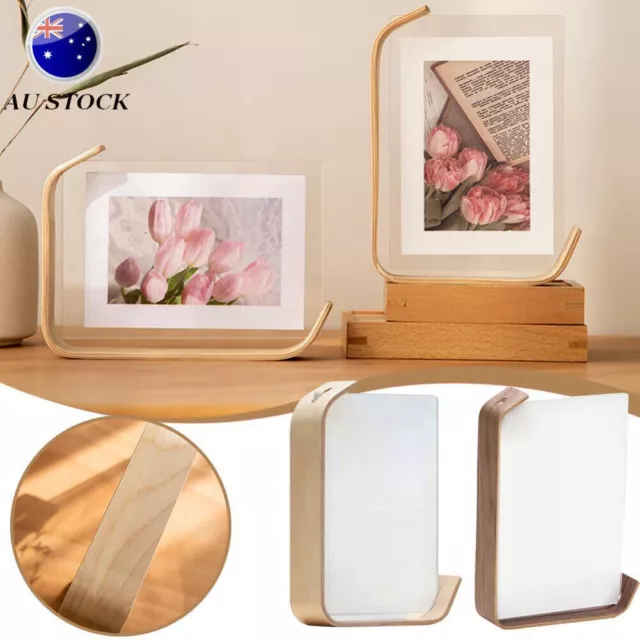 Acrylic Wooden Herbarium Display Calendar Photo Picture Frames Home Decor AU