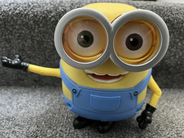 Despicable Me Minion Dave Interactive Figure Thinkway Toys Talking Movie Phrases