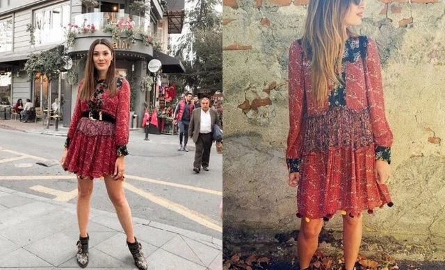 ROBE HIPPIE FEMME Zara Boho Patchwork Pompon Robe Fluide EUR 59 00 PicClick FR
