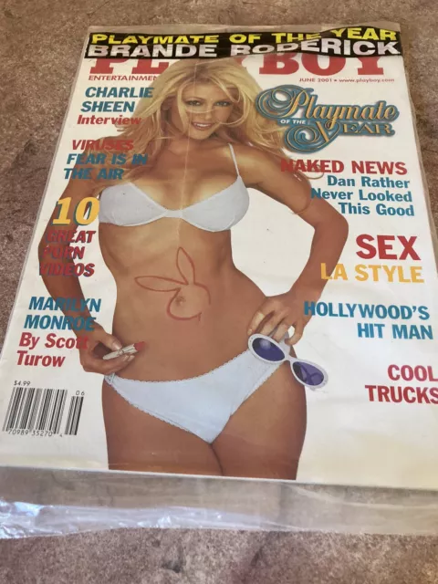 US Playboy Magazine June 2001 Ltd Stock Sealed Since Playmate Of The Year