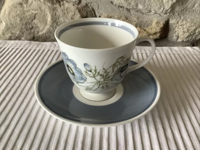 susie cooper glen mist tea cup and saucer set vintage signed