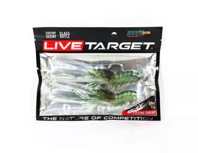 Live Target SSJ85SK918 Soft K�der Shrimp 3.5 Zoll Grass Shrimp (2860)