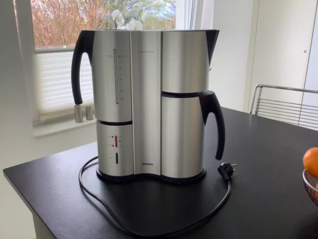 SIEMENS Kaffeemaschine PORSCHE DESIGN TC91100+Thermoskanne gepflegt TOP