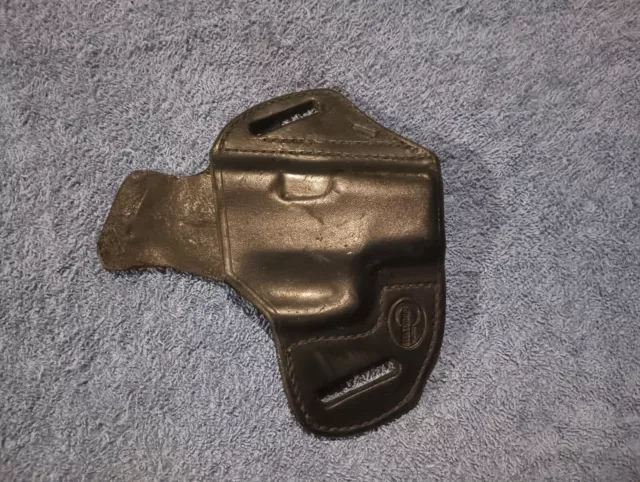 Walthrop 0270 9mm Ruger P85 Semi Auto Black Leather OWB Right Handed Holster