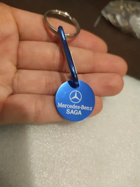Mercedes-Benz Porte-clés avec jeton d'achat, noir