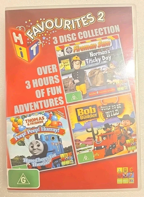 ABC FOR KIDS - Hit Favourites 2 DVD Like NEW PAL 4, 3-Disc Collection ...