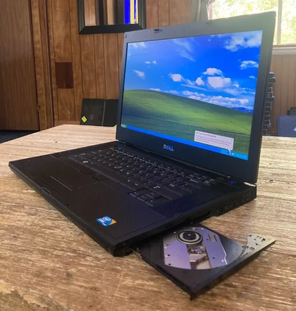 14.1" Dell E6410 Laptop Vintage Windows XP Pro 32 Bit Intel i5 2.4ghz 4gb 500gb