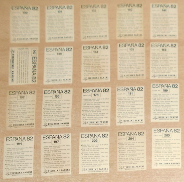 PANINI COUPE DU Monde 1982 / 82 Espana Excellent État. Complet. EUR 1.270,84 - FR