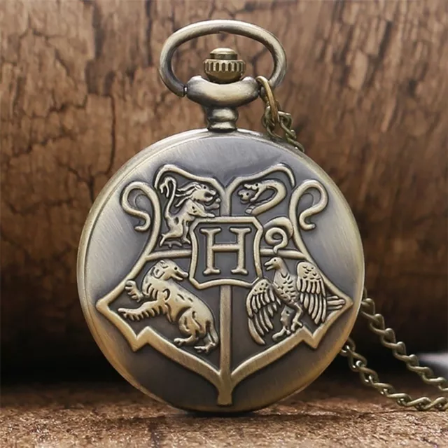 Harry Potter Pendant Clock Watch Necklace Quidditch