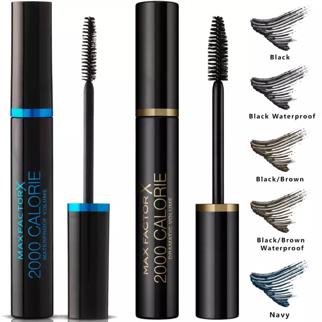 MAX FACTOR 2000 Calorie Dramatic Volume Lash Waterproof Mascara *CHOOSE TYPE*