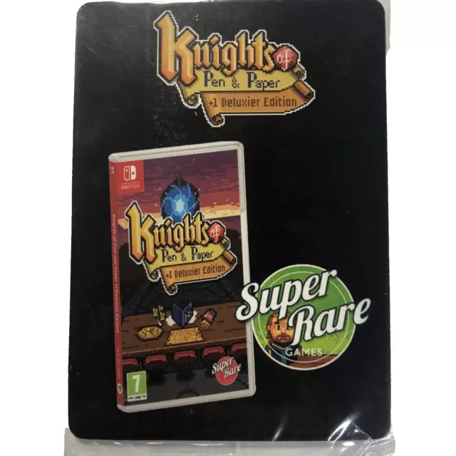 Knights Of Pen & Paper Sealed 4 Trading Card Pack Super Rare Games SRG Exclusive