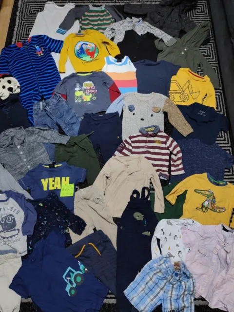 #A93💙Huge Bundle Of Baby Boy Clothes 12-18months NEXT GEORGE FRED&F PRIMARK M&P