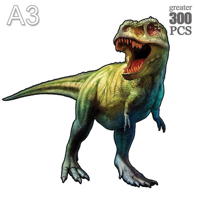 Dinosaur Wooden Jigsaw Puzzle Adults Kids Christmas Gifts Educational Games Toy