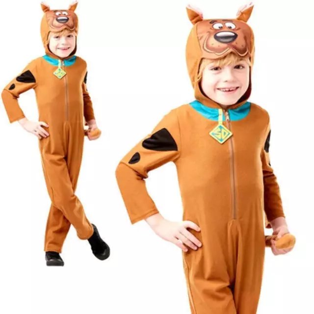 Scooby Doo Classico Costume Bambini Cartoon Libro Giorno Carattere Costume