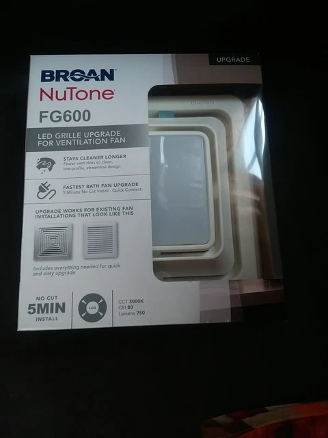 BROAN NUTONE FG600 L.e.d. Grille Upgrade For Ventilation Fans ...