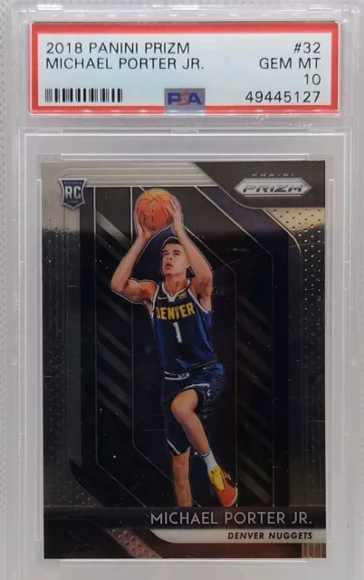 Panini Prizm 2018-19 - #32 Michael Porter Jr. (RC) PSA 10