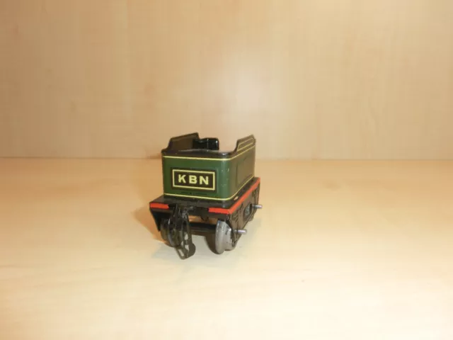 13213) BUB KBN - scala 0 - tender per locomotiva a vapore - verde - L. 7,5 cm - da vedere 3