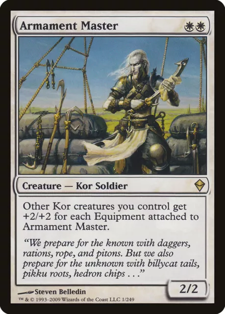 Armament Master (ZEN 1) Near Mint Foil - MTG single